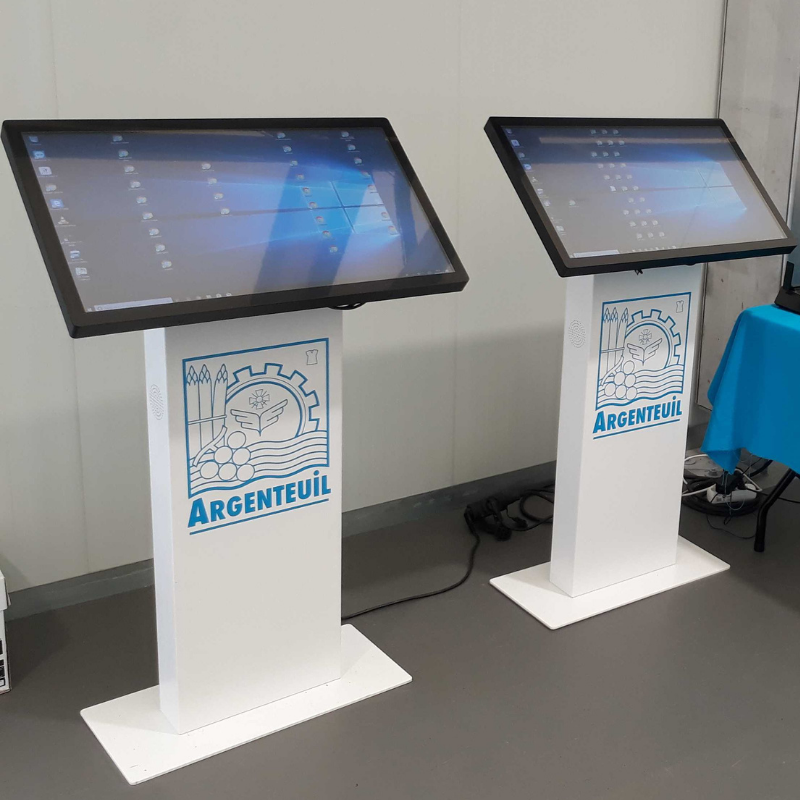 Bornes tactiles iPOCKET 32" - Mairie d'Argenteuil