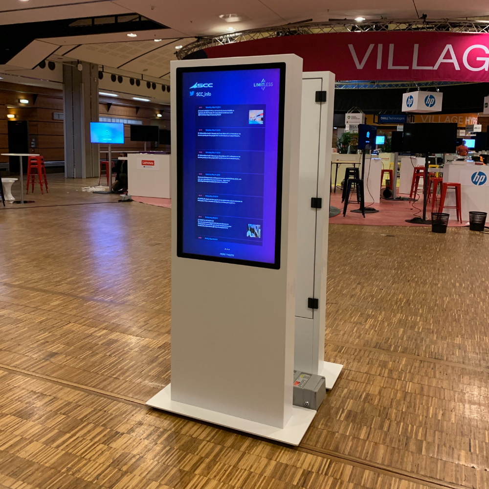Totem tactile ICOM - Salon digital 2