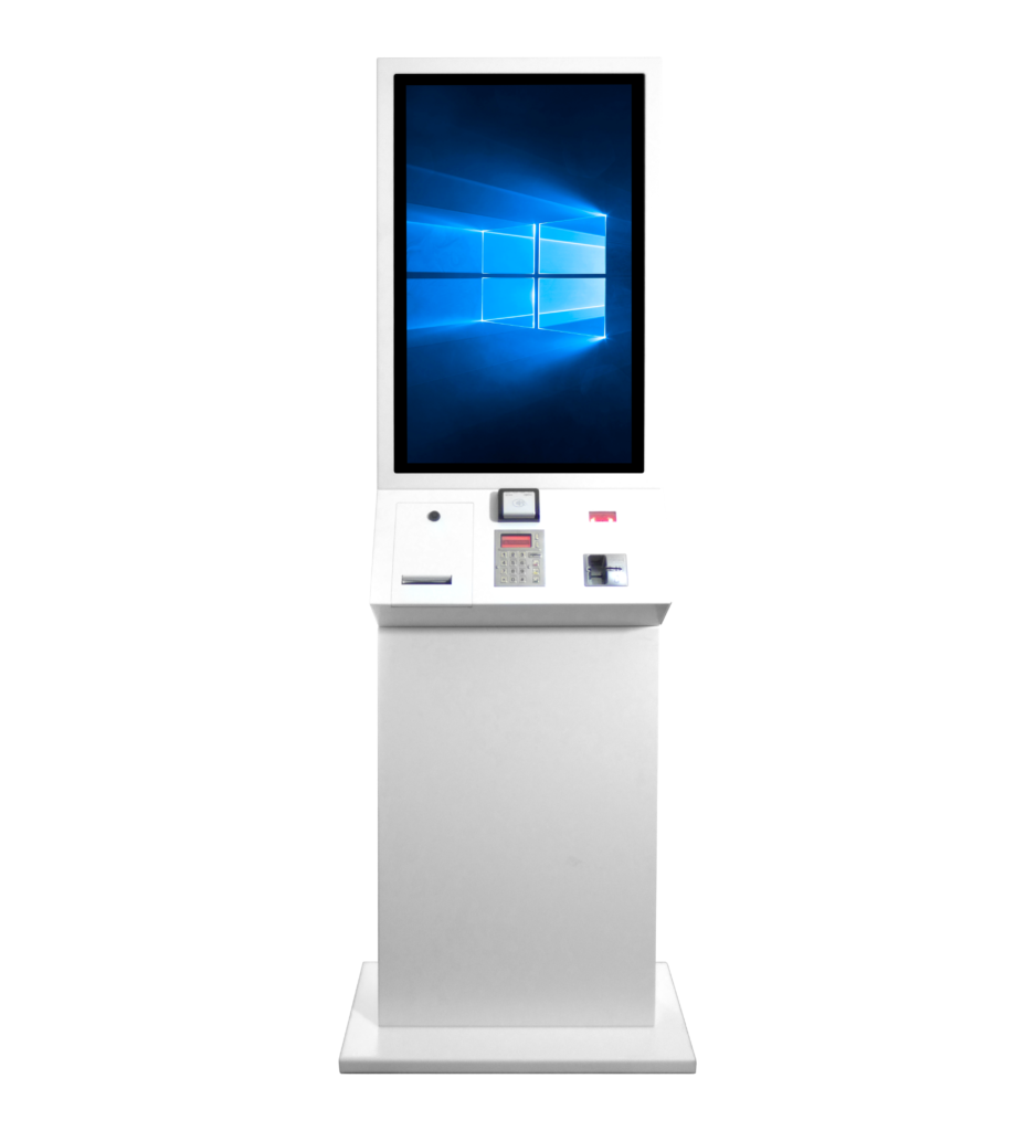 Totem tactile de paiement pour les boutiques