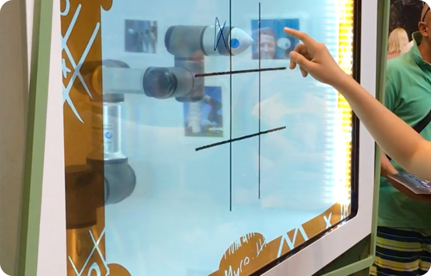 Moniteur tactile Transparent