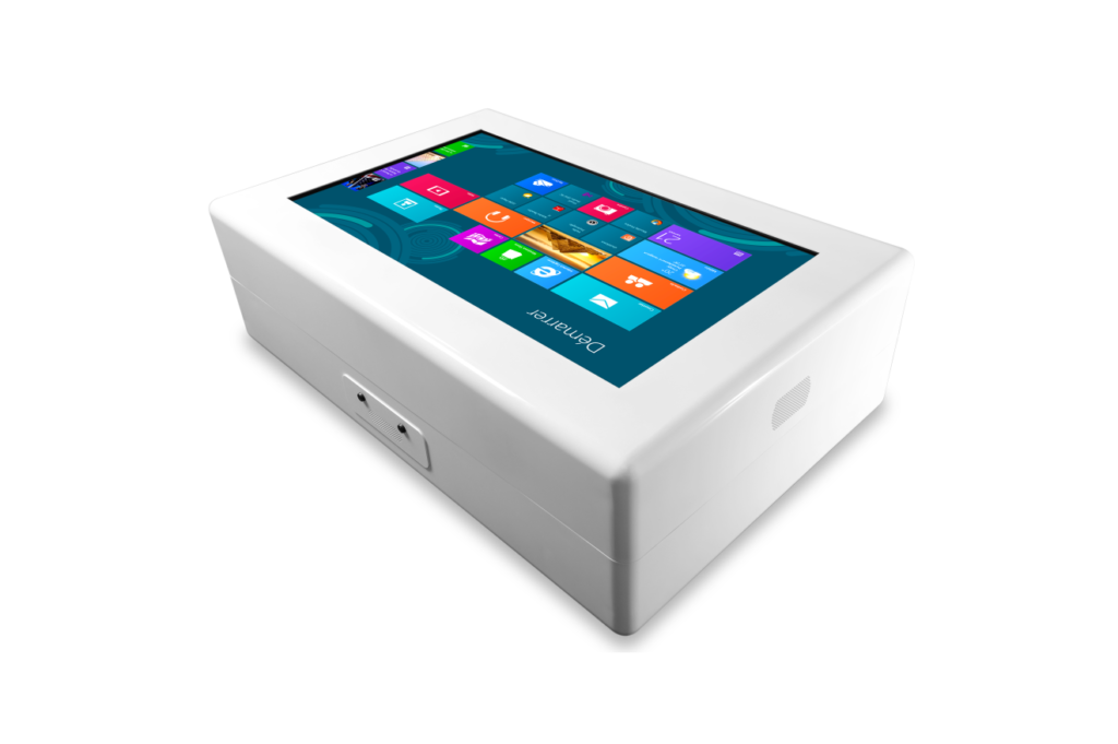 Table basse tactile iBOX blanche full HD vue 2