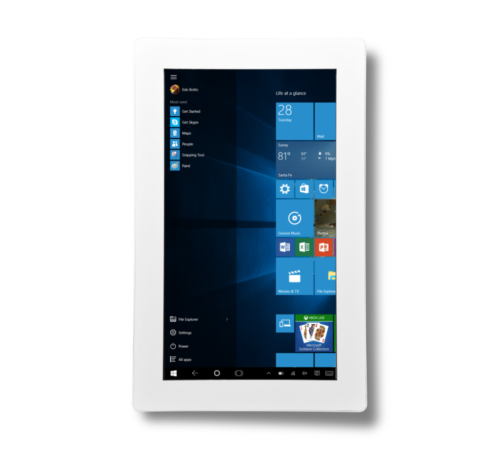 Moniteur tactile mural full HD