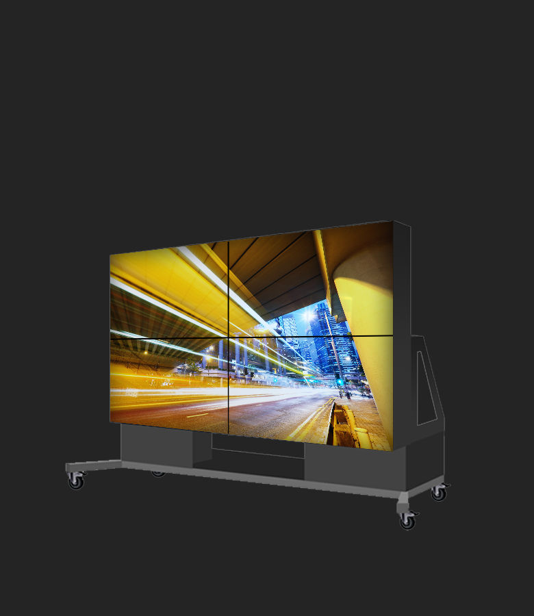 Mur d'image tactile 2x2 55" 4K transportable