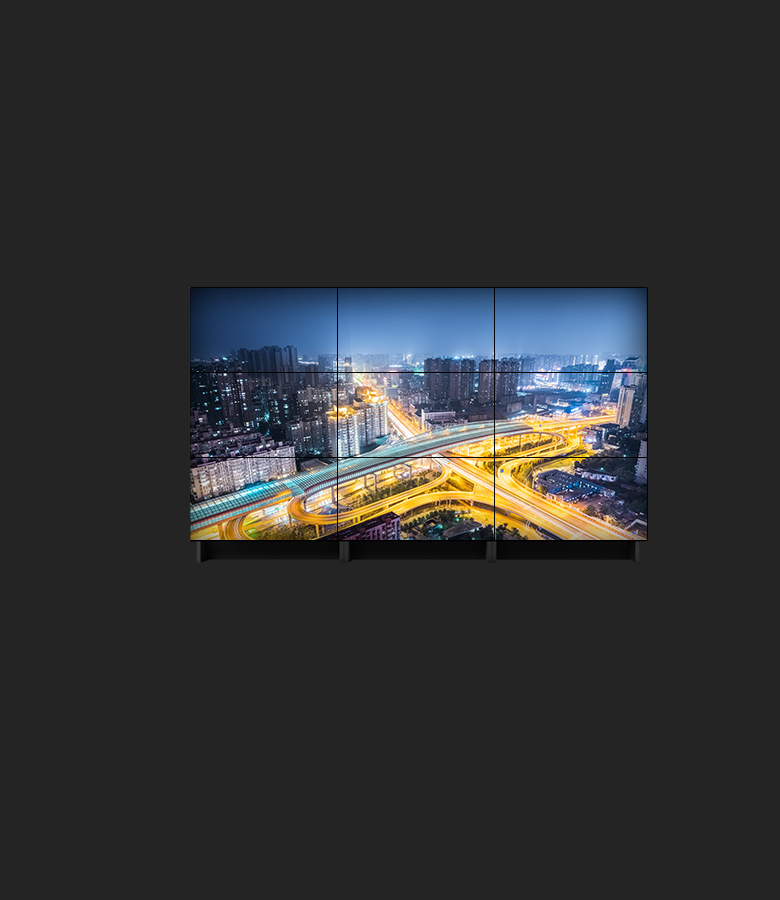 Mur d'images tactile 3x3 55" 4K