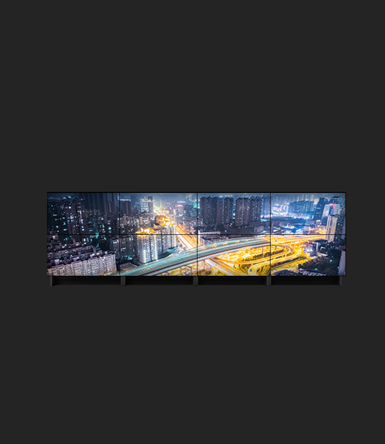 Mur d'images tactile 4x2 55" 4K