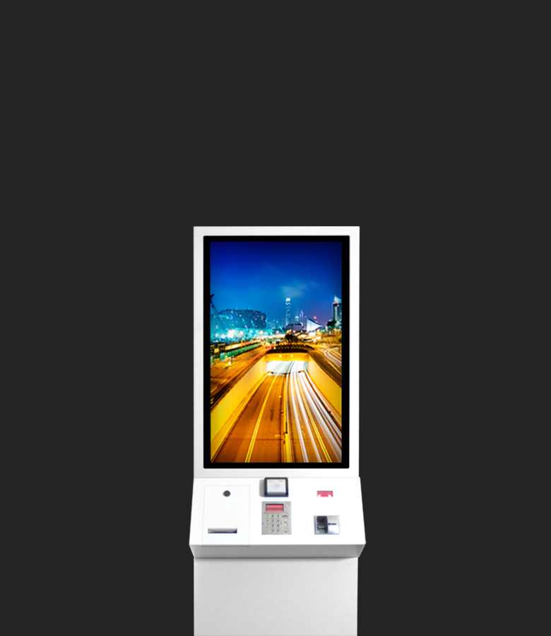 Totem tactile iCASH borne de paiement digital tactile digitalisation des boutiques