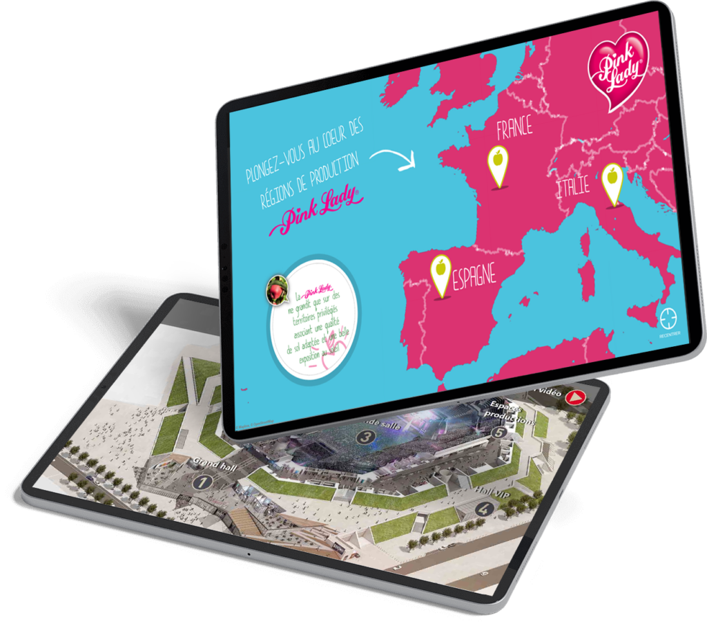 Elecom - visuel header map interactive
