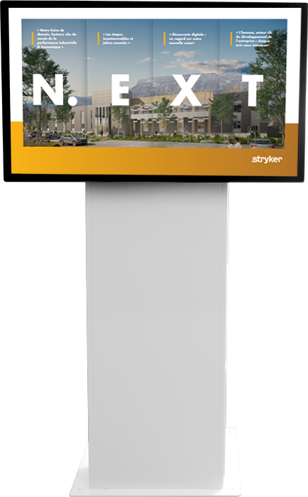 Totem tactile IFIT 55" ULTRA HD - vue de face